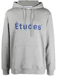 Худи с логотипом Études Studio, серый - фото