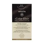 Перманентное окрашивание My Color Elixir Apivita, цвет dark brown - фото