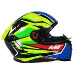 Шлем полнолицевой MT Helmets Revenge 2 Kley A3, зеленый - фото 2