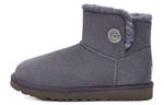 Угги женские UGG Mini Bailey Snaps, серо-фиолетовый - фото