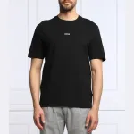 Футболка тчуп свободного кроя Boss, черный - фото