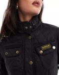 Черная классическая куртка Barbour International Polarquilt - фото 4