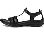 Сандалии ECCO Flash T-Strap, цвет Black/Black - фото 4