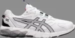 Кроссовки gel quantum 90 3 'white black grey' Asics, белый - фото