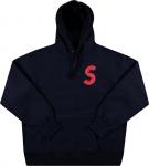 Толстовка Supreme S Logo Hooded Sweatshirt 'Navy', синий - фото