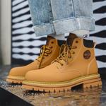 Мужские ботинки Cahhrrn X Martin Boot Men Beige Weishibangwei - фото 5