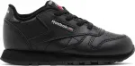 Кроссовки classic leather toddler 'triple black' Reebok, черный - фото 2