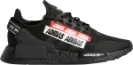Кроссовки Adidas NMD_R1 V2 J 'Overbranded - Core Black', черный - фото