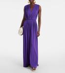 Платье макси из плиссированного джерси Walter Max Mara, Iris - фото 2