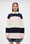 Толстовка Tommy Jeans BADGE STRIPE RUGBY, Light Pink - фото 3