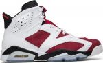 Кроссовки Air Jordan 6 Retro Carmine 2014, белый - фото