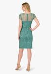 Платье Adrianna Papell BEAD MESH SHEATH , Green Slate/Green - фото 3
