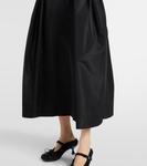 Тафтяная юбка миди Simone Rocha, черный - фото 5