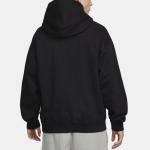Толстовка Nike x Stussy Crossover Solid Color Logo Alphabet Embroidered Casual Pullover Unisex Black, черный - фото 4