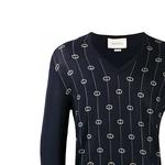 Свитер мужской темно-синий Gucci, темно-синий - фото 5