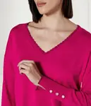 Свитер Regular fit Liu Jo, розовый - фото 4