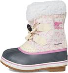 Ботинки SOREL Kids  Yoot Pac Nylon Waterproof, Honey White/Orchid - фото 4