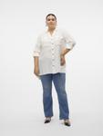 Блуза Vero Moda Curve Blouse, белый - фото 4