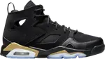 Кроссовки Jordan Flight Club 91 GS Black Metallic Gold, черный - фото
