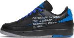 Кроссовки Off-White x Air Jordan 2 Retro Low SP Black Varsity Royal, черный - фото 3