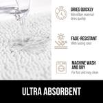 Коврик для ванной Gorilla Grip, 112х66 см, белый - фото 2