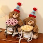 Плюшевая кукла Bear Bouquet высотой 35 см Beerus - фото 8