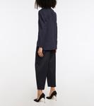 Шерстяной блейзер McQueen, темно-синий - фото 3