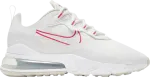 Кроссовки Nike Wmns Air Max 270 React 'Summit White Siren Red', белый - фото