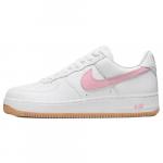 Кроссовки Nike Air Force 1 Low Retro QS, белый/розовый - фото