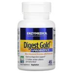 Enzymedica, Digest Gold + пробиотики, 45 капсул - фото
