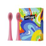 Розовые насадки для зубных щеток, 2 шт./1 упаковка. Smiley Junior - фото
