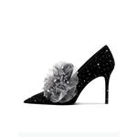 Туфли на высоком каблуке женские черный Hoov - фото