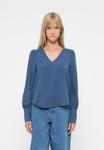 Блуза Vero Moda VMESME LS WVN GA, Dark Denim/Dark Blue - фото