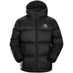 Пуховик унисекс CAMEL, с рукавом-щеткой фиолетовый/фантомный черный - фото