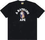 Футболка BAPE Tie Dye College Tee 'Black/Navy', черный - фото 2