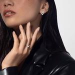 Кольцо обручальное Messika Fiery, белое золото/бриллианты - фото 2