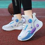 Дышащие баскетбольные кроссовки Mid Top для детей AMICNIEGD, белый - фото 5