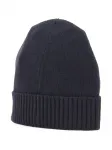 Шапка бини Silli05 в рубчик с нашивкой-логотипом Peuterey, синий - фото 2