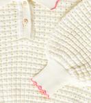 Хлопковый свитер Одри C'era Una Volta, кремовый - фото 2