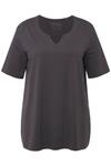Футболка Ulla Popken, цвет graphitgrau - фото