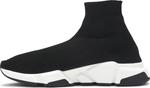 Кроссовки Balenciaga Speed Trainer Graffiti - Black White, черный - фото 3