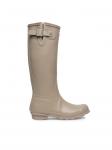Сапоги резиновые высокие Hunter с застежкой, бежевый - фото