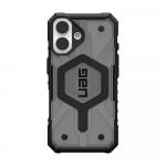 Чехол UAG Pathfinder Clear для IPhone 16 с MagSafe, Ash/Black - фото