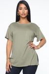 Топ Fashion Nova 72581, оливковый - фото