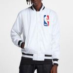 Майка Nike SB x NBA Bomber Crossover Skateboard Casual Sports baseball uniform Jacket White, белый - фото 4