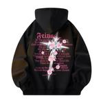 Свитшот унисекс Feiyue, черный (с флисовой подкладкой) - фото 11