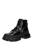 Ботильоны на шнуровке Karl Lagerfeld, Black - фото