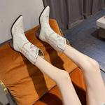 Женские западные ботинки MRKEWUNEY, 30 Beige - фото 3