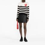 Кожаная мини-юбка PINKO, черная - фото 3