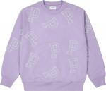 Толстовка Palace Multi P Flatlock Crew 'Lilac', фиолетовый - фото 2